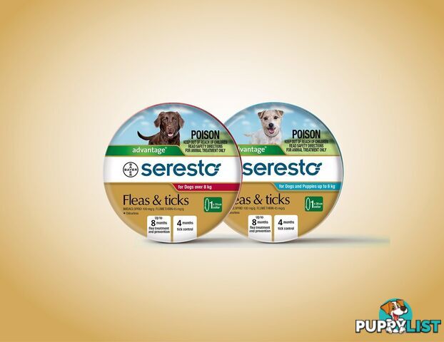 Seresto Tick & Flea Collar for Dogs 8kg+ - 2239488