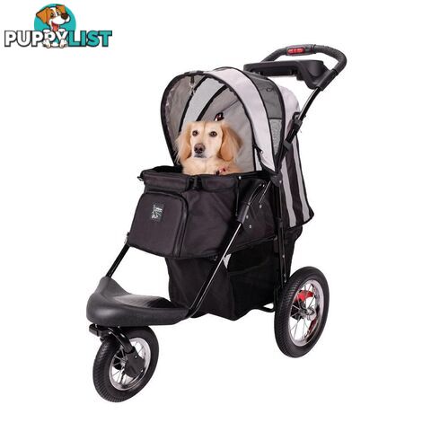 Ibiyaya Turbo Pet Jogger (Air Filled Tires) - Black - FS801-BS