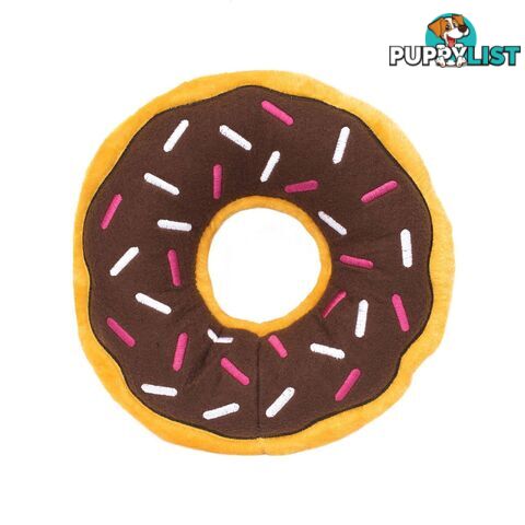 Zippy Paws Jumbo Donutz - Chocolate - ZP863