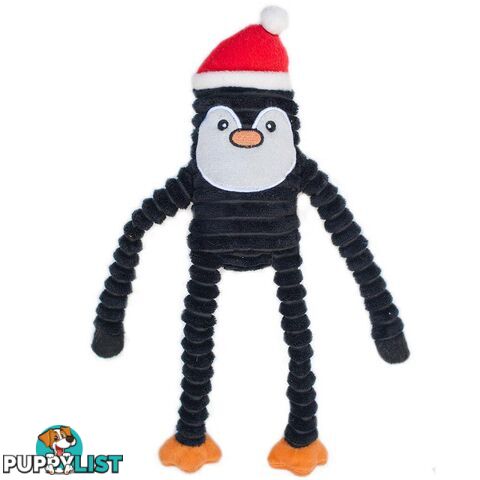 Zippy Paws Christmas Holiday Crinkle - Penguin (XL) - ZPC070