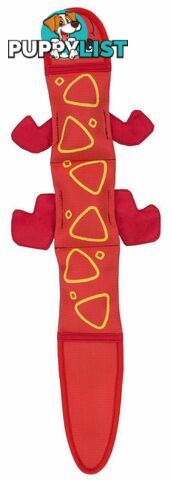 Outward Hound Fire Biterz Lizard Red / 3 Squeakers - 30011