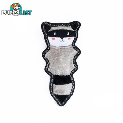 Zippy Paws Z-Stitch Skinny Peltz - Raccoon - ZP881