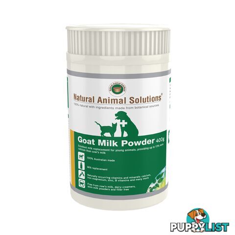 Natural Animal Solutions - Goat Milk Powder 400g - NASS3008