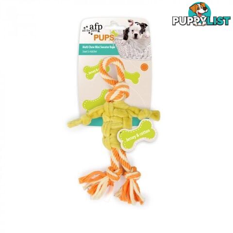 All For Paws Pups Multi Chew Mini Sweater Rope - AFP4738