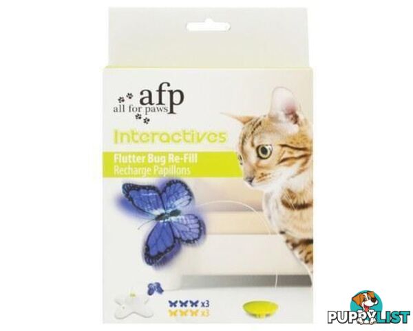 All For Paws Interactives Flutter Bug 6 Pack Refill - AFP3213