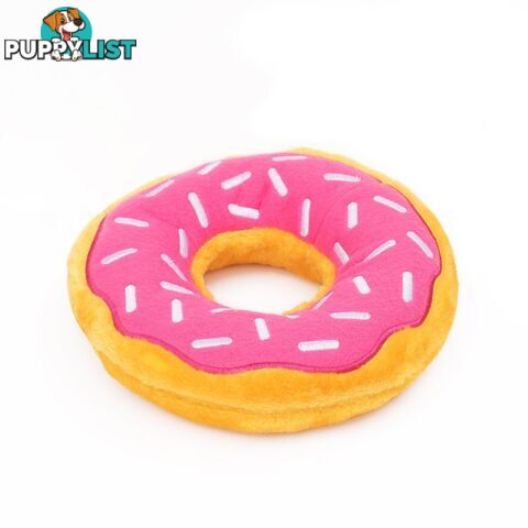 Zippy Paws Jumbo Donutz - Strawberry - ZP864