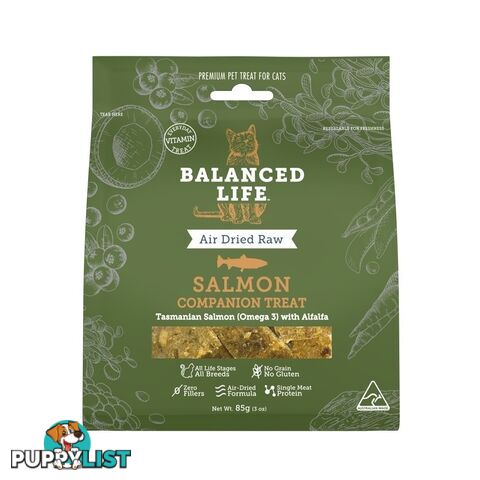 Balanced Life Companion Treats for Cats - Salmon 85g - BLCTSC85