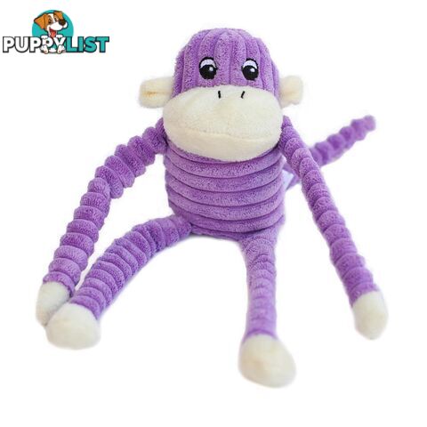 Zippy Paws Spencer the Crinkle Monkey - Purple - ZP047