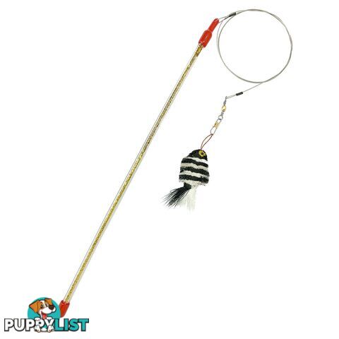 Go Cat Da Zebrafish Cat Wand + Attachment - GC502