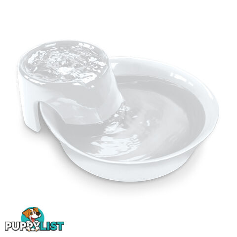 Pioneer Big Max Ceramic Pet Drinking Fountain - 3.7 Litres (White) - 3005W