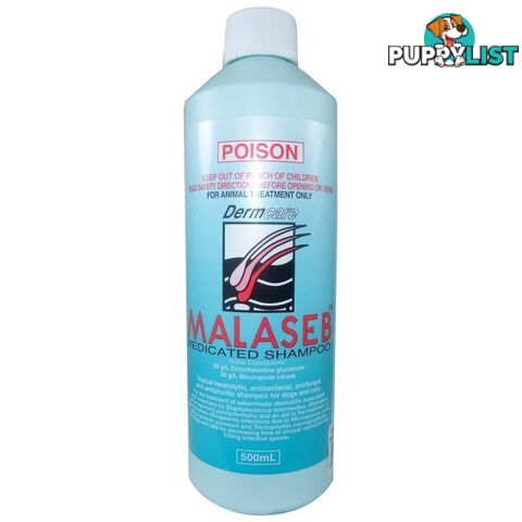 Malaseb Chlorhexidine Miconazole Pet Shampoo - 500ml - 1880265