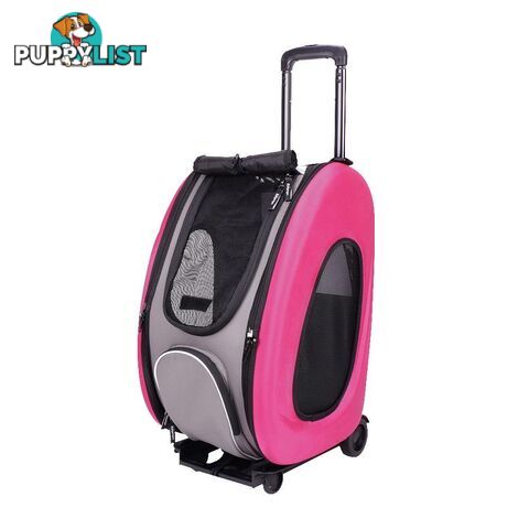 Ibiyaya EVA Pet Carrier (With Wheels) - Pink - FC1008-P