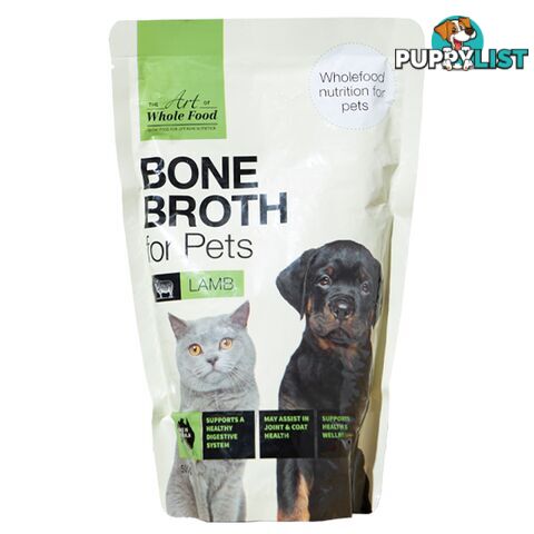 Art of Whole Food Lamb Bone Broth for Pets 500g - AWF03