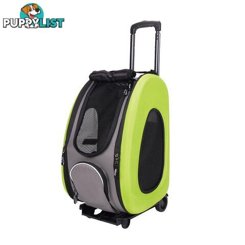 Ibiyaya EVA Pet Carrier (With Wheels) - Green - FC1008-G