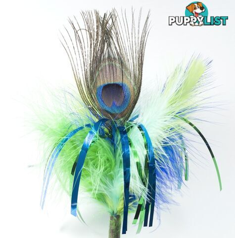 Go Cat Peacock Sparkler Cat Teaser 36 Inch - GC114