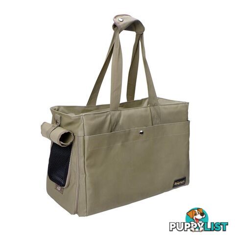 Ibiyaya Canvas Pet Tote - Army Green - FC1428-LG