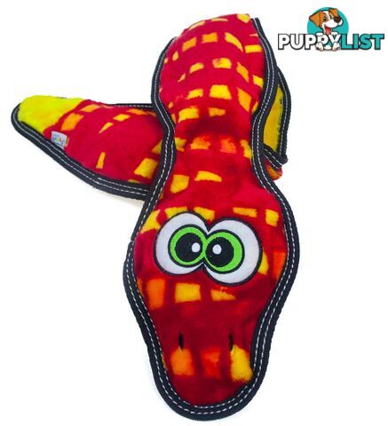 Outward Hound Invincibles Tough Seamz Snake 3 Squeakers - 32137