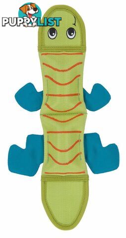 Outward Hound Fire Biterz Lizard Green / 2 Squeakers - 30010