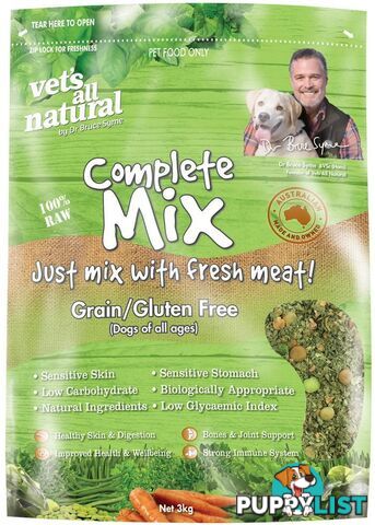 Vets All Natural Complete Mix - Grain & Gluten Free - 3kg - V2163