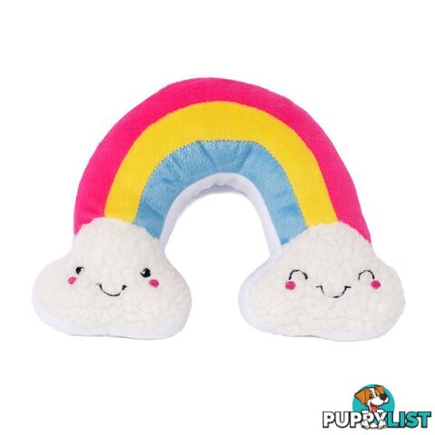 Zippy Paws Squeakie Pattiez - Rainbow - ZP909