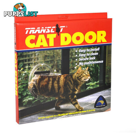 Transcat Cat Door - Clear (Glass Insert) - TCCDC001