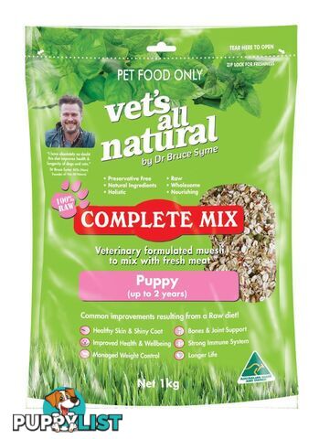 Vets All Natural Complete Mix - Puppy - 1kg - V2101