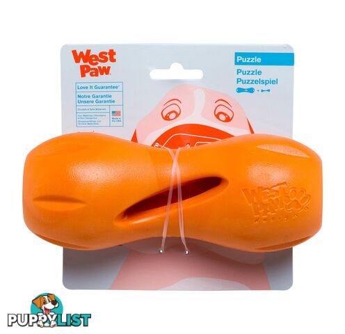 West Paw Qwizl Large Tangarine Orange - ZG091TNG