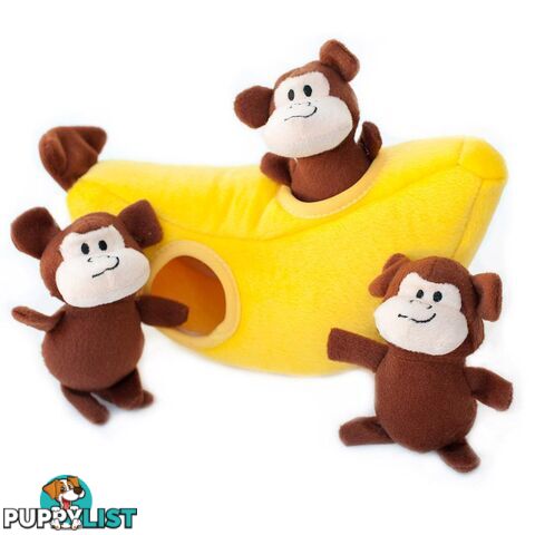 Zippy Paws Zippy Burrow - Monkey 'N Banana - ZP229