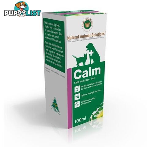 Natural Animal Solutions - Calm 100ml - NASM2018