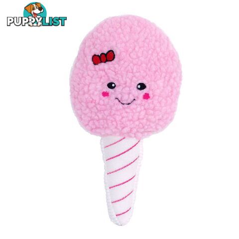 Zippy Paws Squeakie Pattiez - Cotton Candy - ZP910