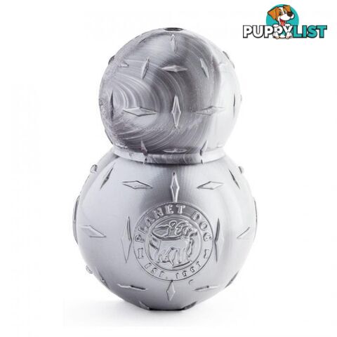 Planet Dog Orbee-Tuff Diamond Plate Ball Grey - 68787