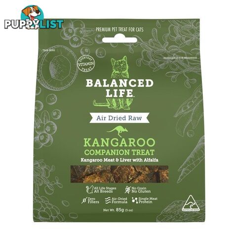 Balanced Life Companion Treats for Cats - Kangaroo 85g - BLCTKC85