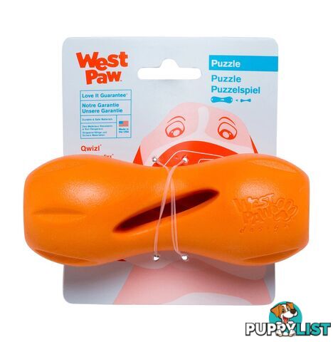 West Paw Qwizl Small Tangarine Orange - ZG090TNG