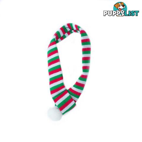 Zippy Paws Christmas Holiday Scarf - Small - ZP153