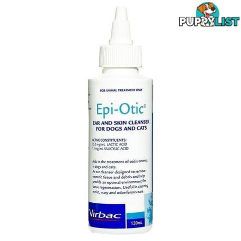 Epi-Otic Ear & Skin Cleaner for Dogs & Cats - 120ml - 1891731