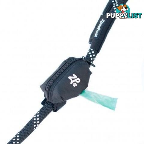 Zippy Paws Adventure Leash Bag - Volcano Black - ZP516