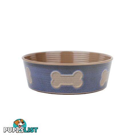 Barkley & Bella Bone Design Melamine Bowl - Indigo - APP503.246