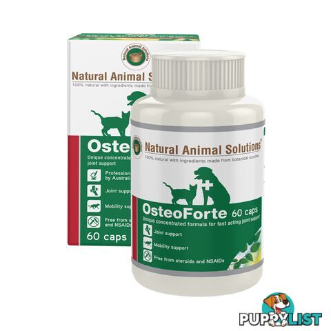 Natural Animal Solutions - Osteoforte 60 Capsules - NASM2010