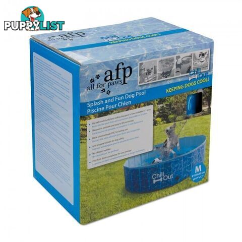 All For Paws Chill Out Splash And Fun Dog Pool Medium - AFP8001