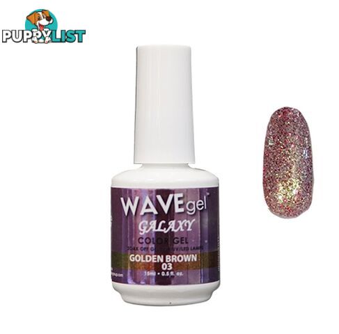 Galaxy Gel Polish - 03 Golden Brown - WGGG03