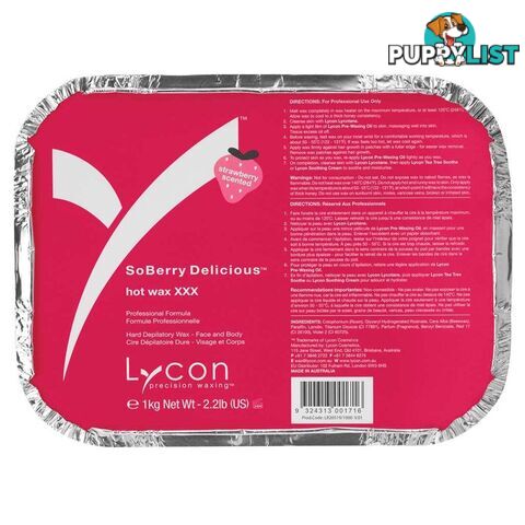 Soberry Delicious Hot Wax 1kg - LY1HL0221