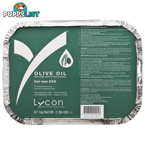 Olive Oil Hot Wax 1kg - LY1HL0171