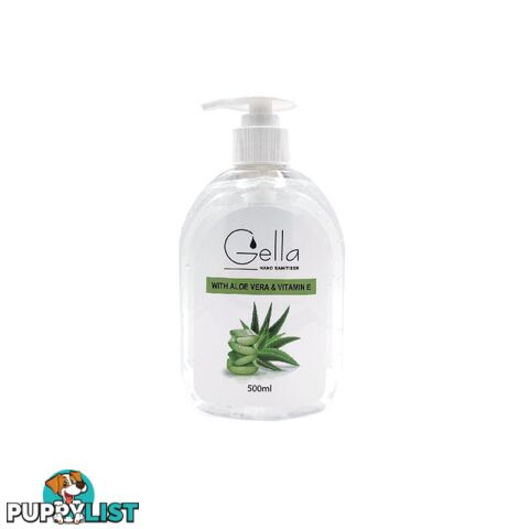 Hand Sanitiser With Aloe & Vitamin E - Pump Lid 500ml - GEHS500