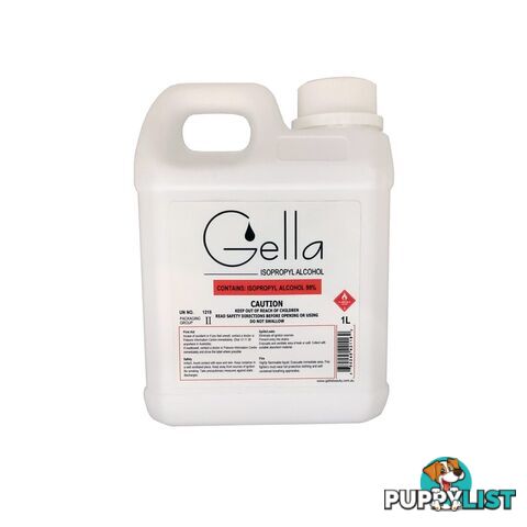 Gella 99% Isopropyl Alcohol IPA 1L - GEIPA991