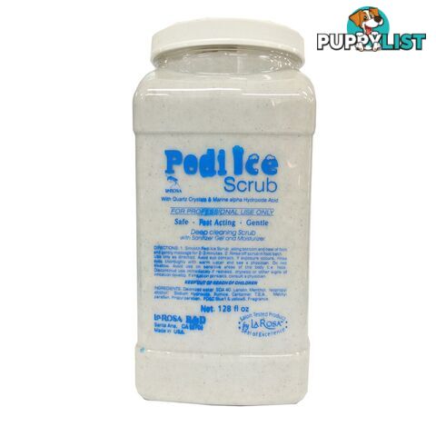 Pedi Ice Scrub White 3.79L - LRISW1