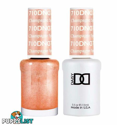 Duo Gel- 710 Champagne Sparkles - DND710