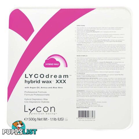 Lycodream Hybrid Hot Wax 500g - LY1HL0051