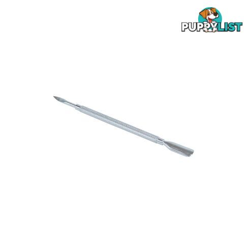 Hollow Cuticle Pusher With Pointed Scoop 14cm - DNCPPS14