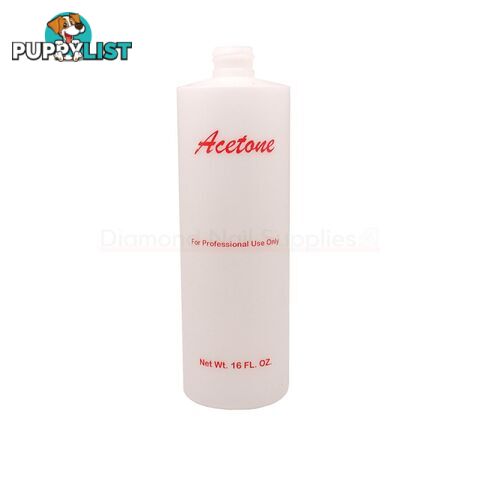 Empty Acetone Bottle 473ml (16oz) - BOTEMPACERED16