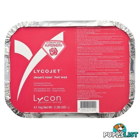 Lycojet Desert Rose Hot Wax 1kg - LY1HL0071